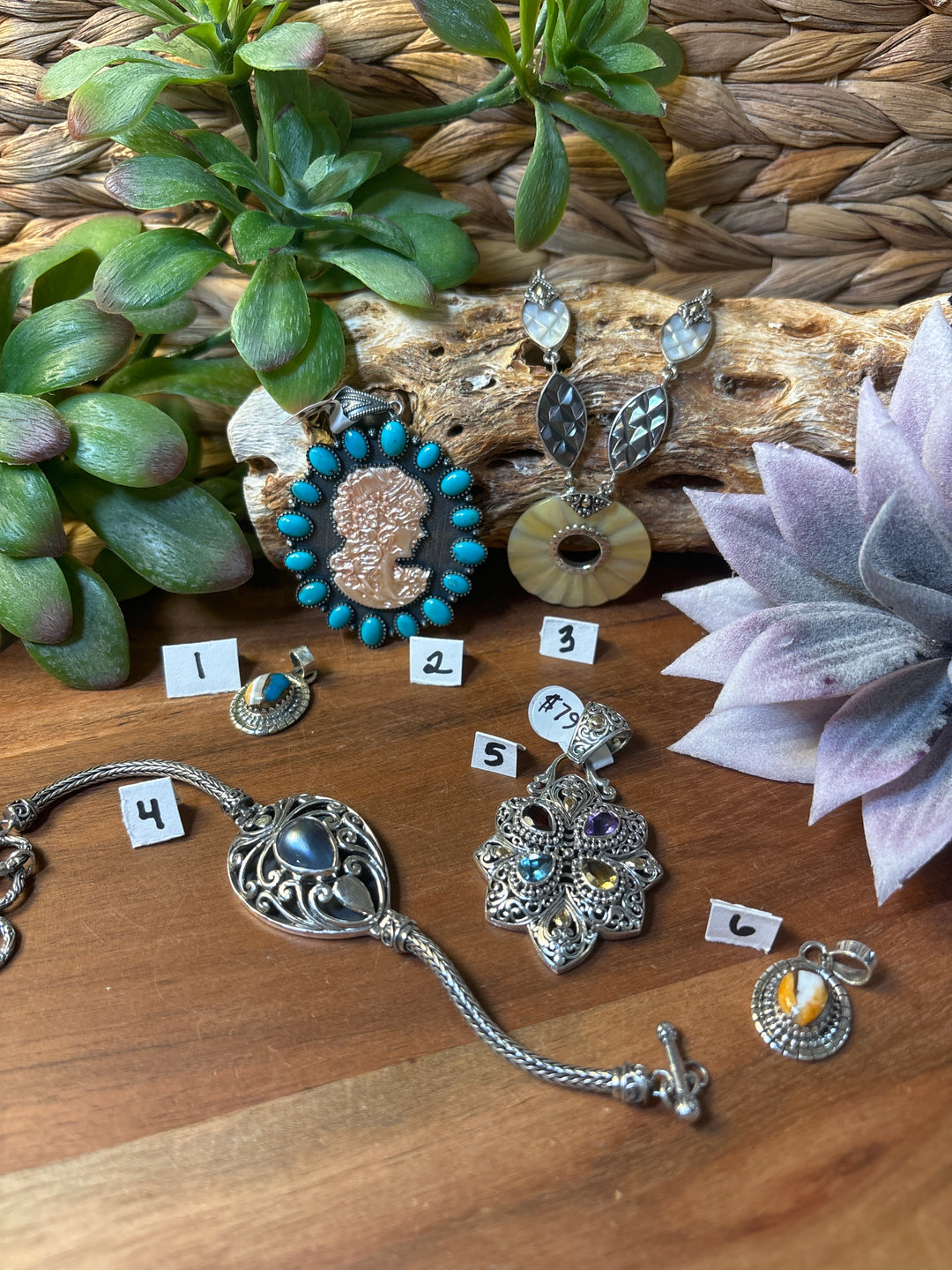 RESERVED FOR: TINA LOUISE 7/31/24- 7 Sterling Silver Items