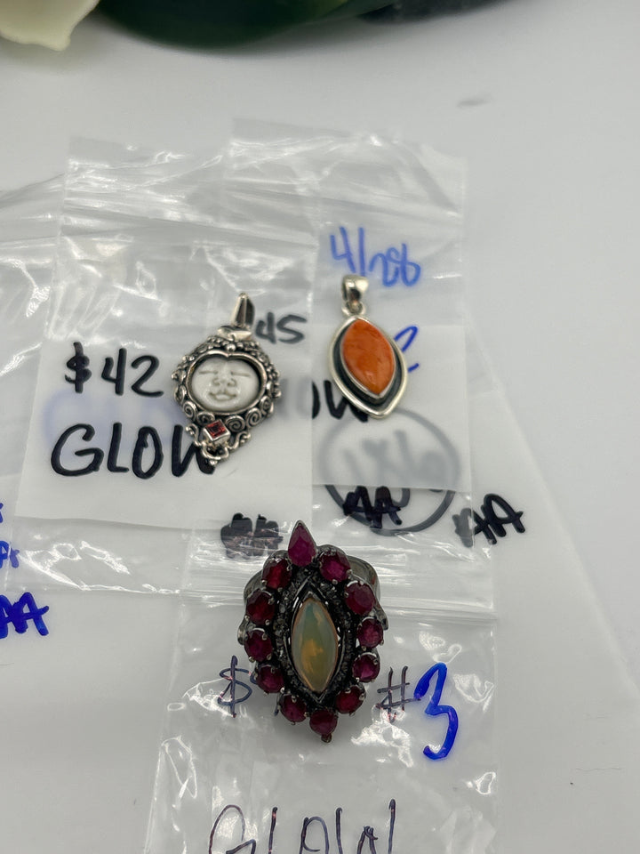 RESERVED FOR: GLOW - 4/28/2025 tiktok Live Show - 3 Sterling Silver Items