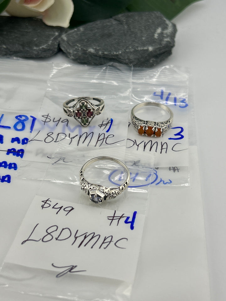 RESERVED FOR: L8DYMAC - 4/13/2025 tiktok Live Show -3 Sterling Silver Items