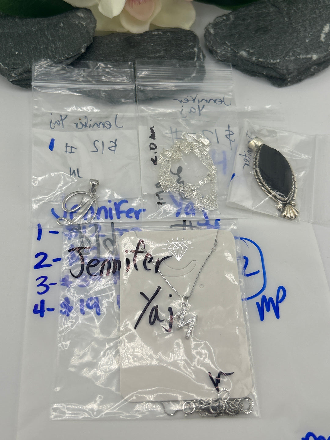 RESERVED FOR: jennifer yaj - 4/2/2025 Tiktok Live Show - 4 Sterling Silver Items