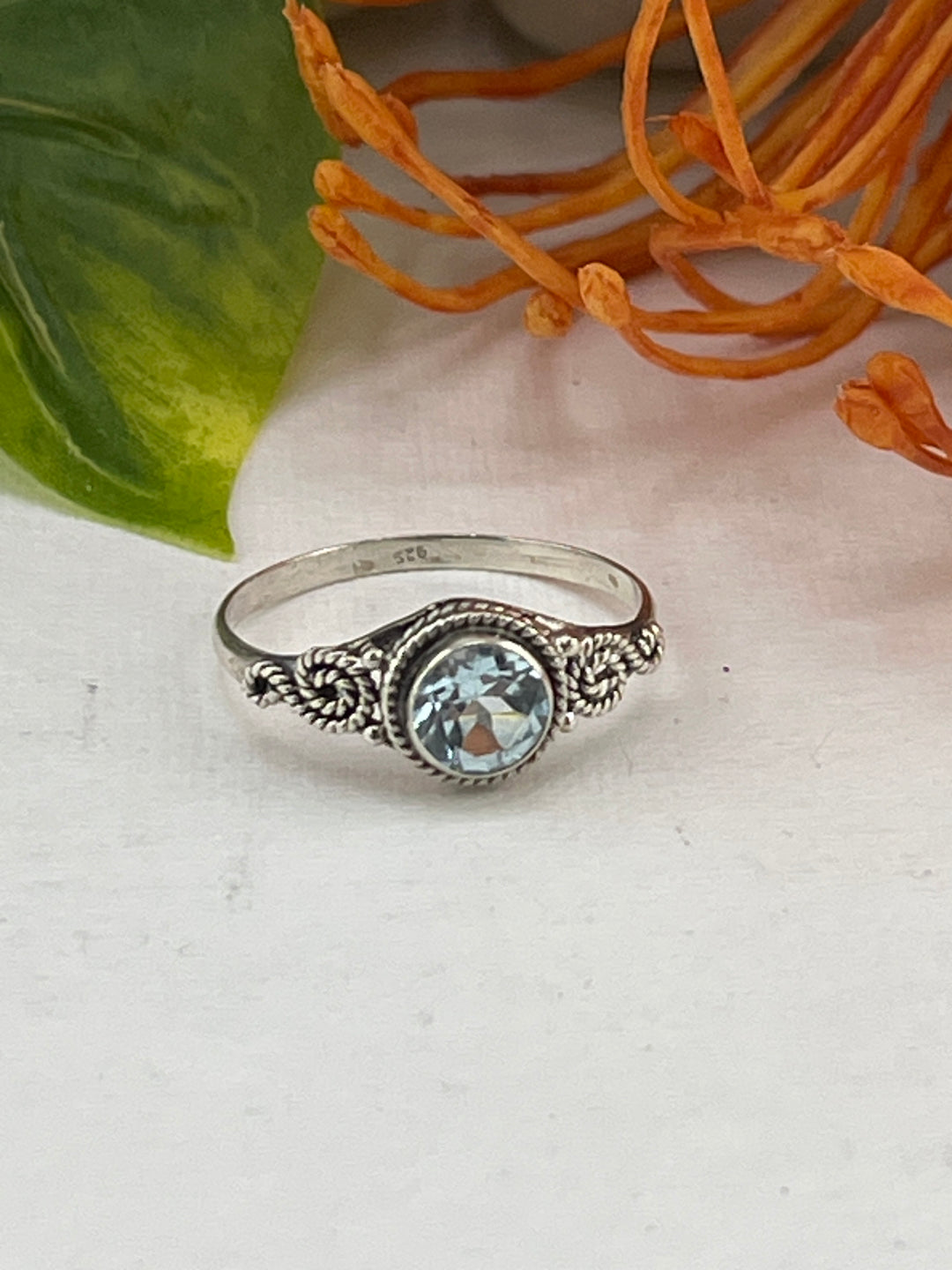 Blue Topaz Ring
