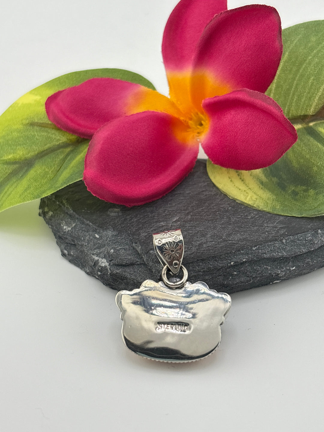 Spiney Oyster & Turquoise Pendant