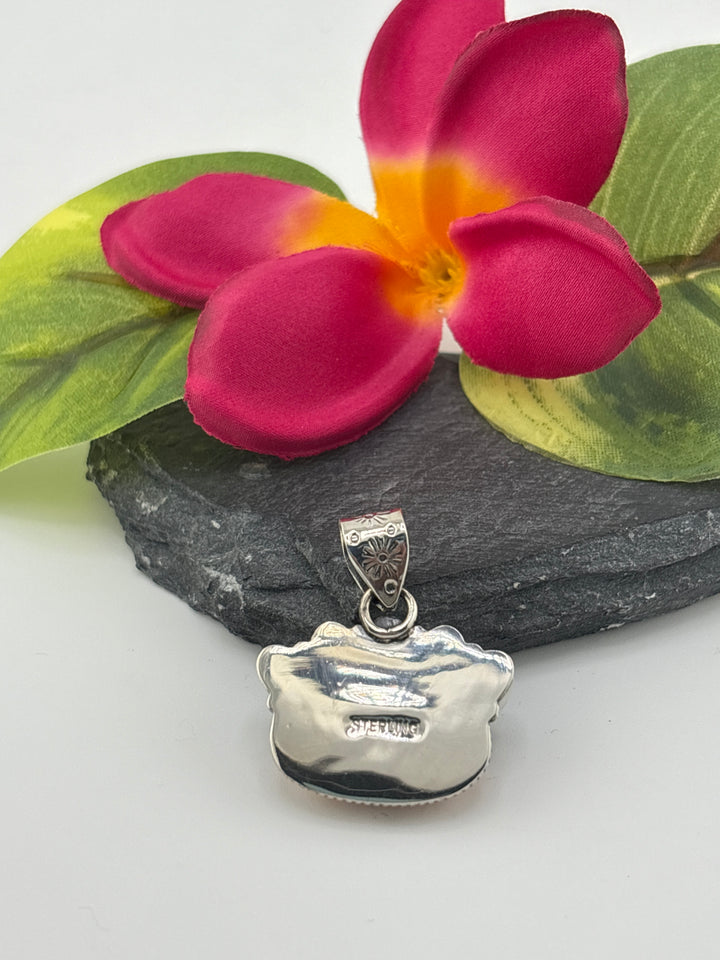 Spiney Oyster & Turquoise Pendant