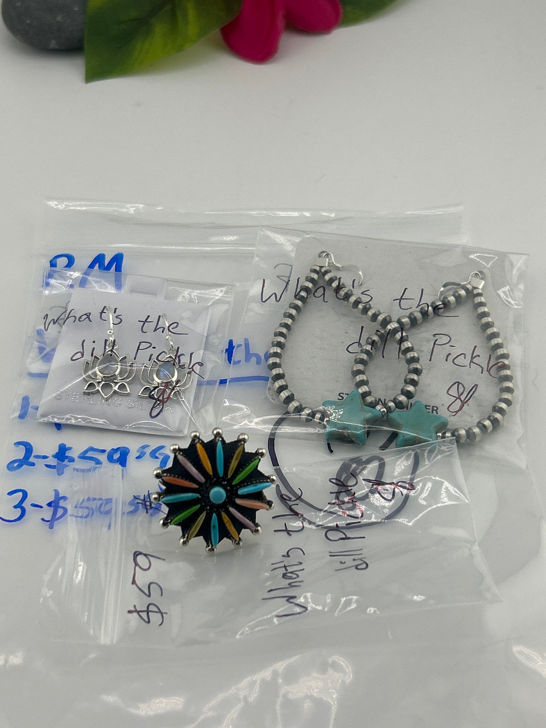 PM SHOW 48HR - RESERVED FOR: What's the dill Pickle - 9/7/2025 FL tiktok Live Show - 3 Sterling Silver Items