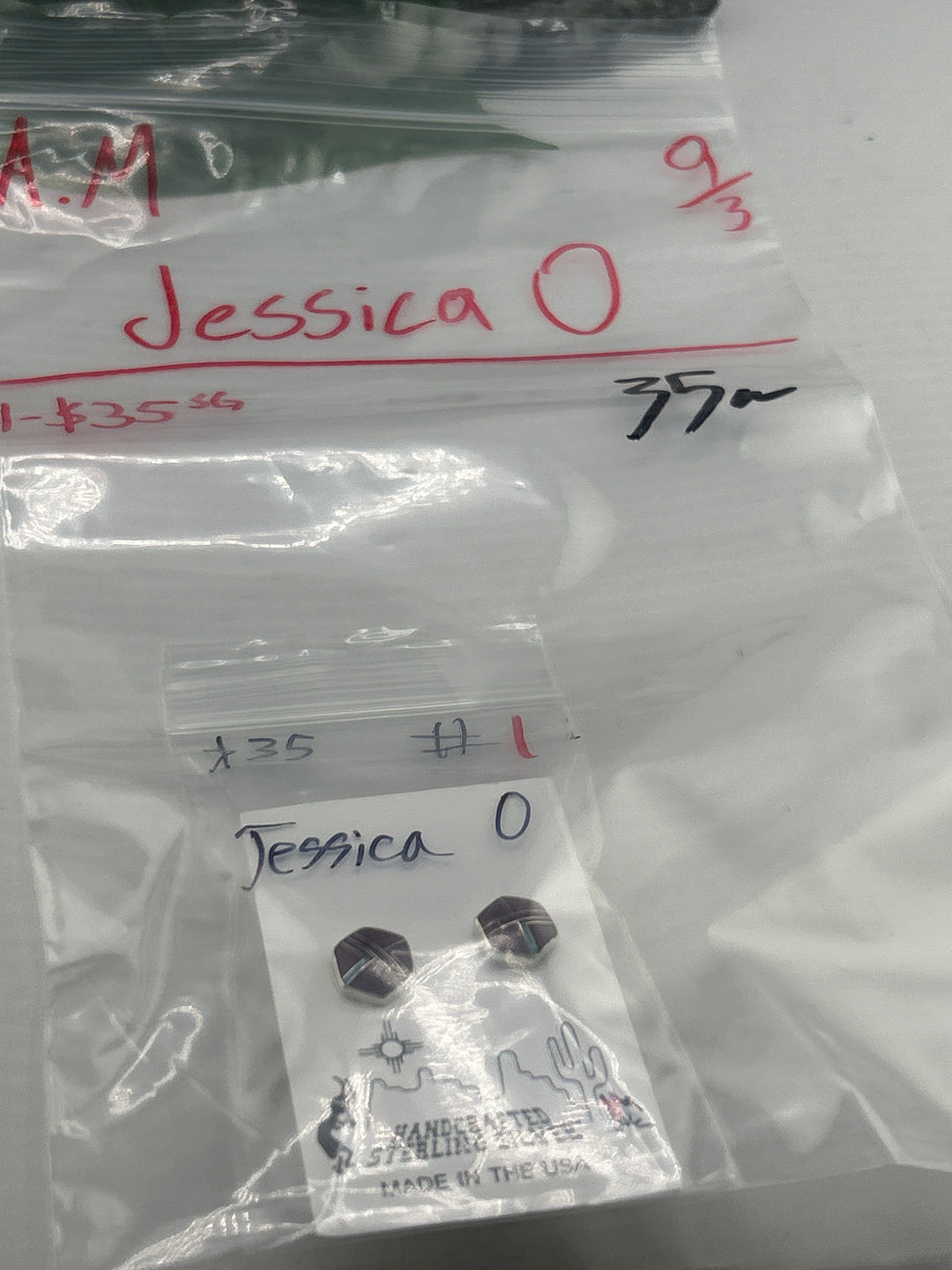 AM SHOW 48HR - RESERVED FOR: Jessica O - 9/3/2025 FL tiktok Live Show - 1 Sterling Silver Items