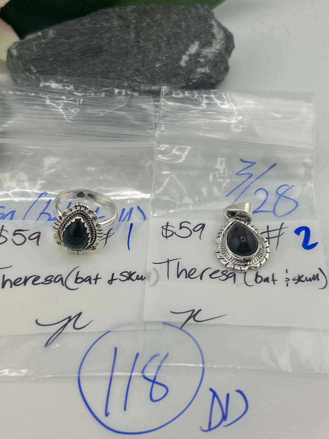 RESERVED FOR: Theresa🦇💀 - 3/28/2025 tiktok Live Show -2  Sterling Silver Items