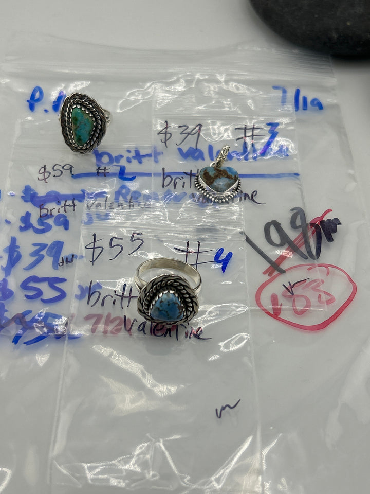 PM SHOW 48HR - RESERVED FOR: britt valentine  - 7/19/2025 FL tiktok Live Show - 3 Sterling Silver Items