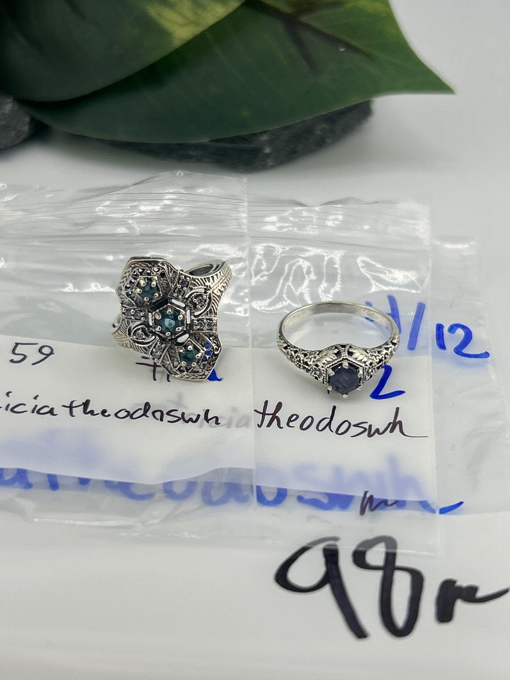 RESERVED FOR: Patriciatheodoswh- 4/12/2025 tiktok Live Show - 2 Sterling Silver Items