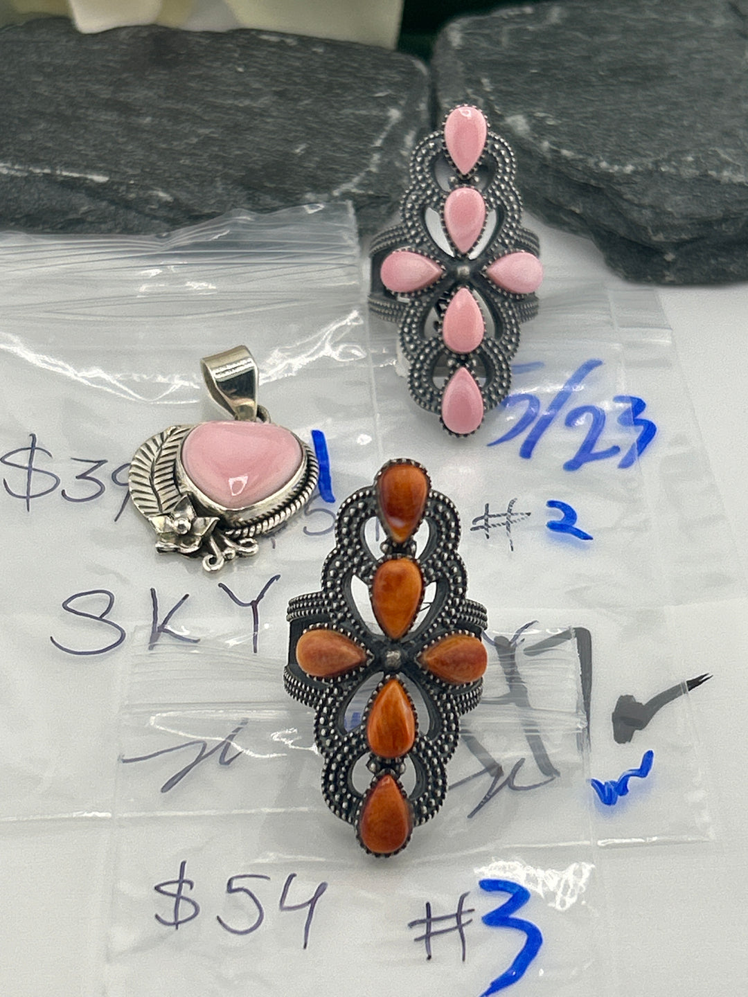 RESERVED FOR: SKY - 5/23/2025 tiktok Live Show - 3 Sterling Silver Item