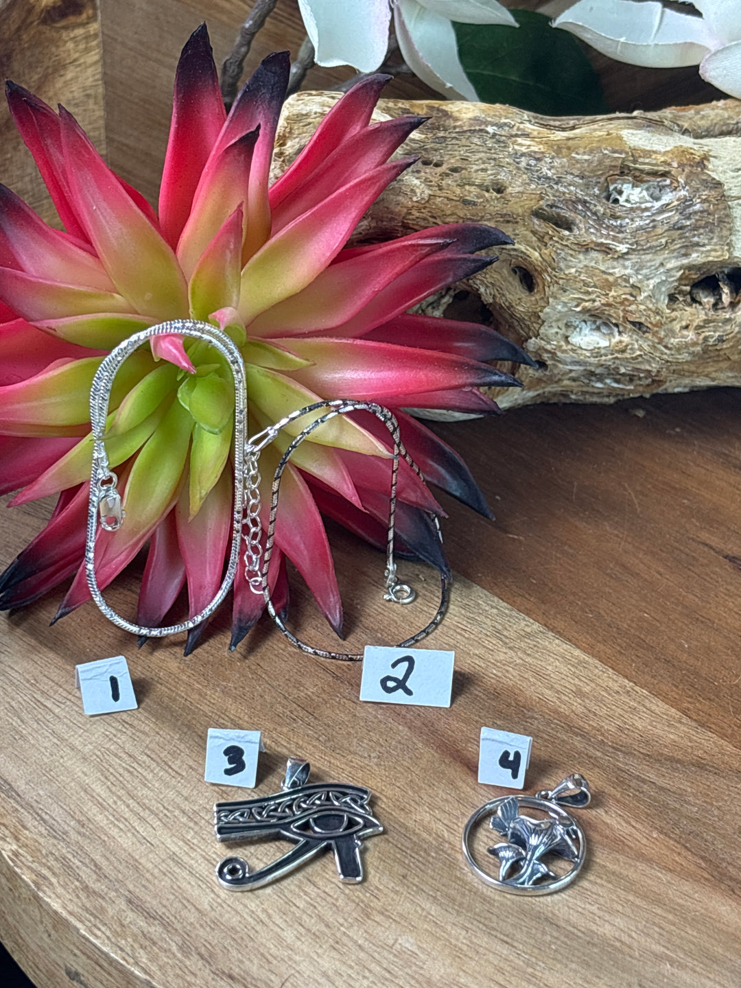 RESERVED FOR: Mighty Aphrodite 7/25/24- 4 Sterling Silver Items