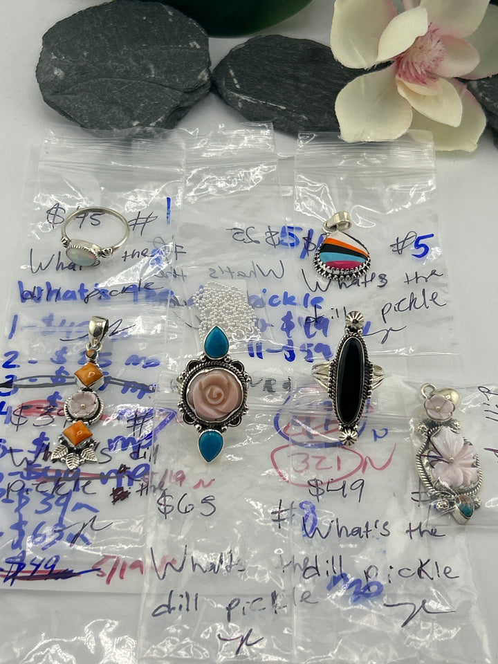 RESERVED FOR: What's the dill pickle  - 5/16/2025 tiktok Live Show -7  Sterling Silver Items