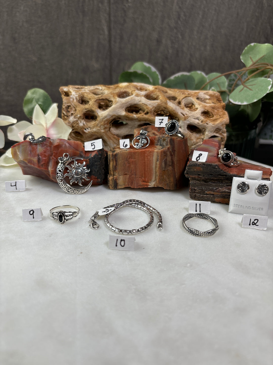 RESERVED FOR Tina Salas: 9/11/2024 - 12 Sterling Silver Items