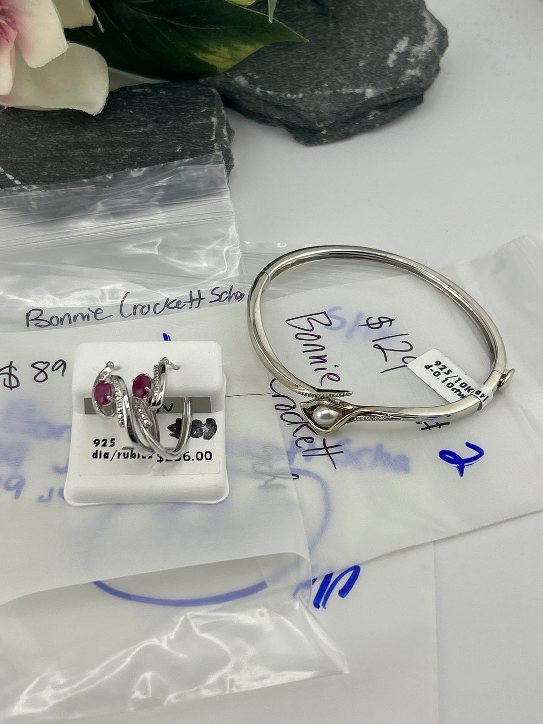 RESERVED FOR: Bonnie Crockett Scha- 5/10/2025 tiktok Live Show -2  Sterling Silver Items