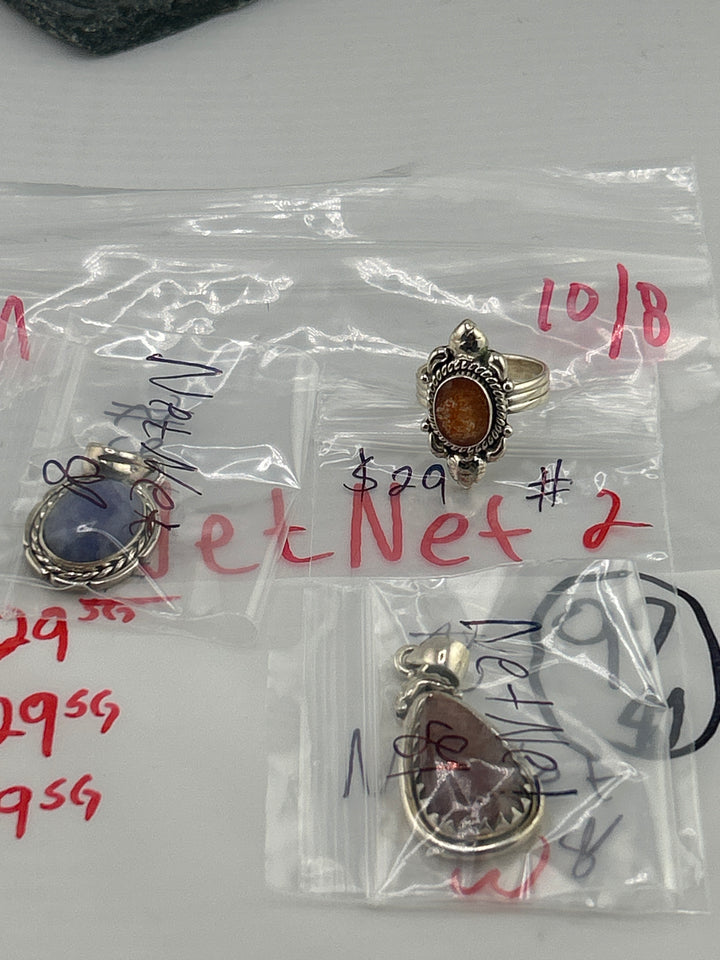 AM SHOW 48HR RESERVED FOR: NetNet - 10/8/2025 FL tiktok Live Show - 3 Sterling Silver Items