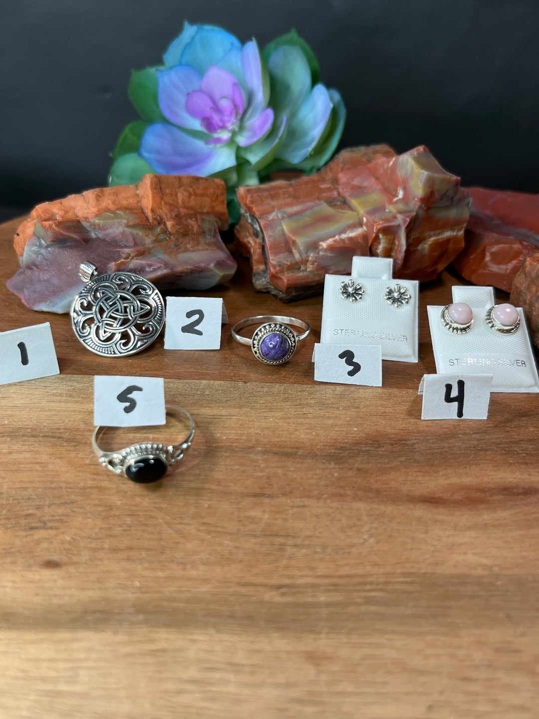 RESERVED FOR: kristi402knox-7/7/24- 5 Sterling Silver Items