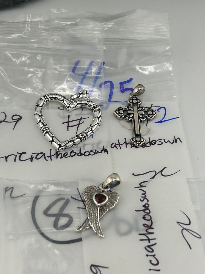 RESERVED FOR: patriciatheodoswh - 4/25/2025 tiktok Live Show - 3 Sterling Silver Items