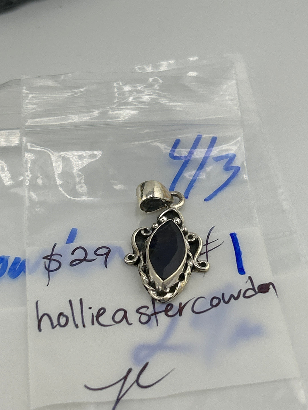 RESERVED FOR: hollieastercowden - 4/3/2025 Tiktok Live Show - 1 Sterling Silver Items