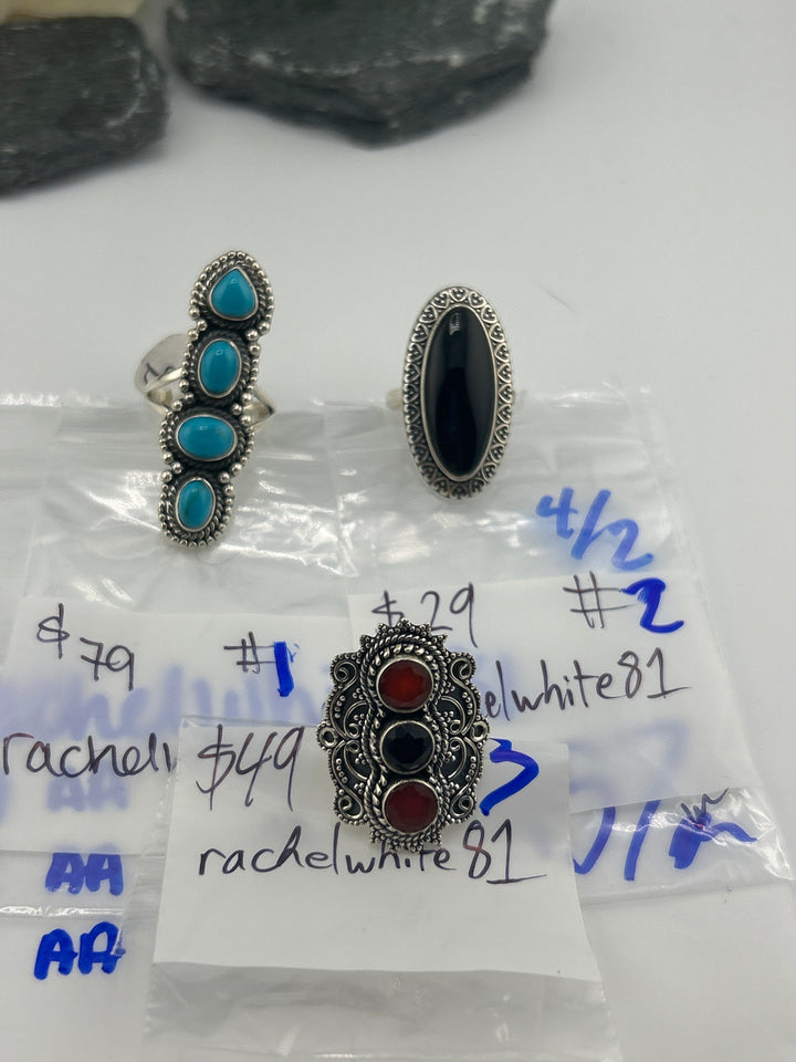 RESERVED FOR: rachelwhite81 - 4/2/2025 Tiktok Live Show - 3 Sterling Silver Items