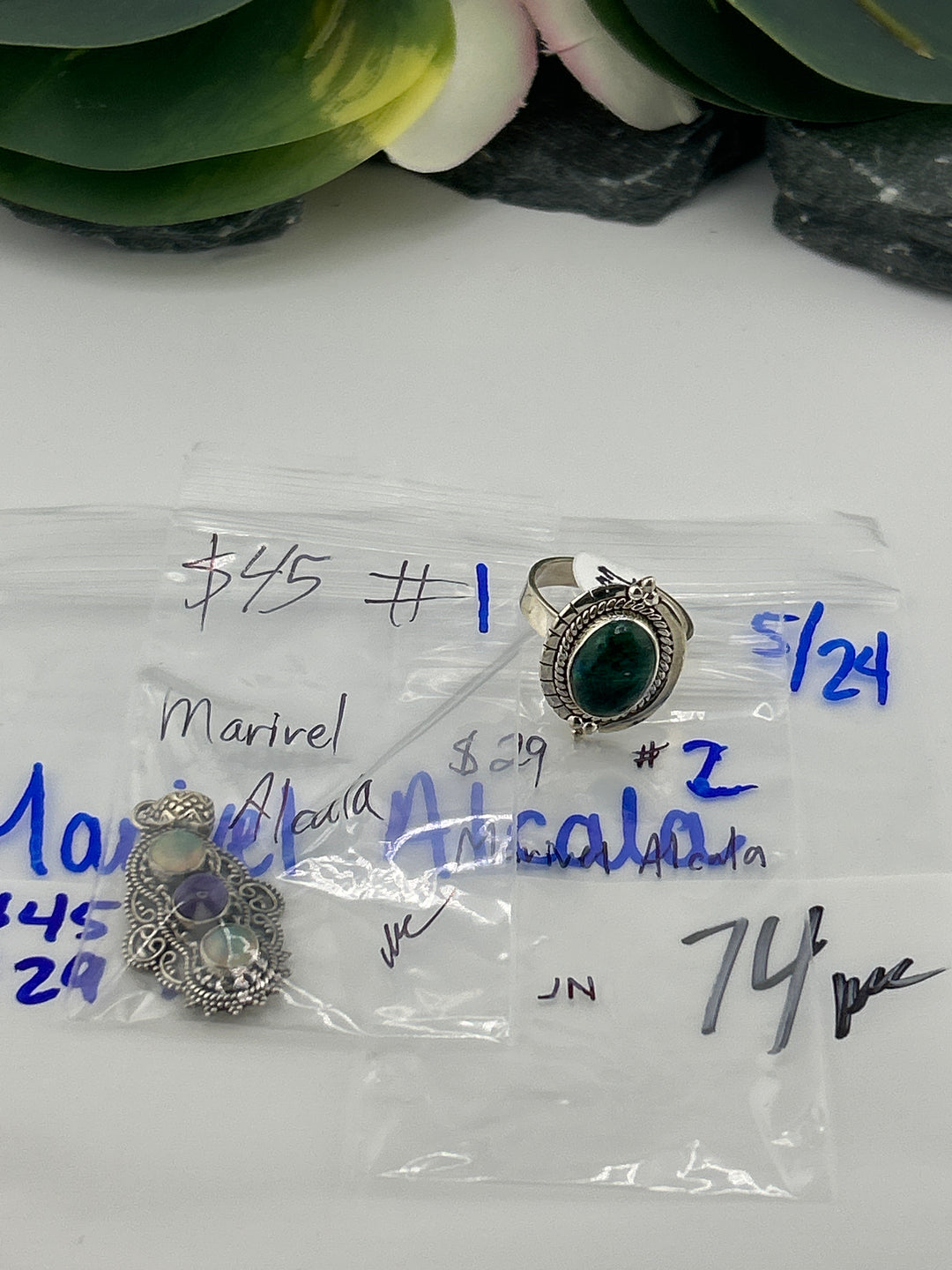 RESERVED FOR: Marivel Alcala - 5/24/2025 tiktok Live Show - 2 Sterling Silver Items