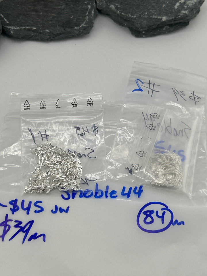 RESERVED FOR:  Snoble44- 5/15/2025 tiktok Live Show -2  Sterling Silver Items