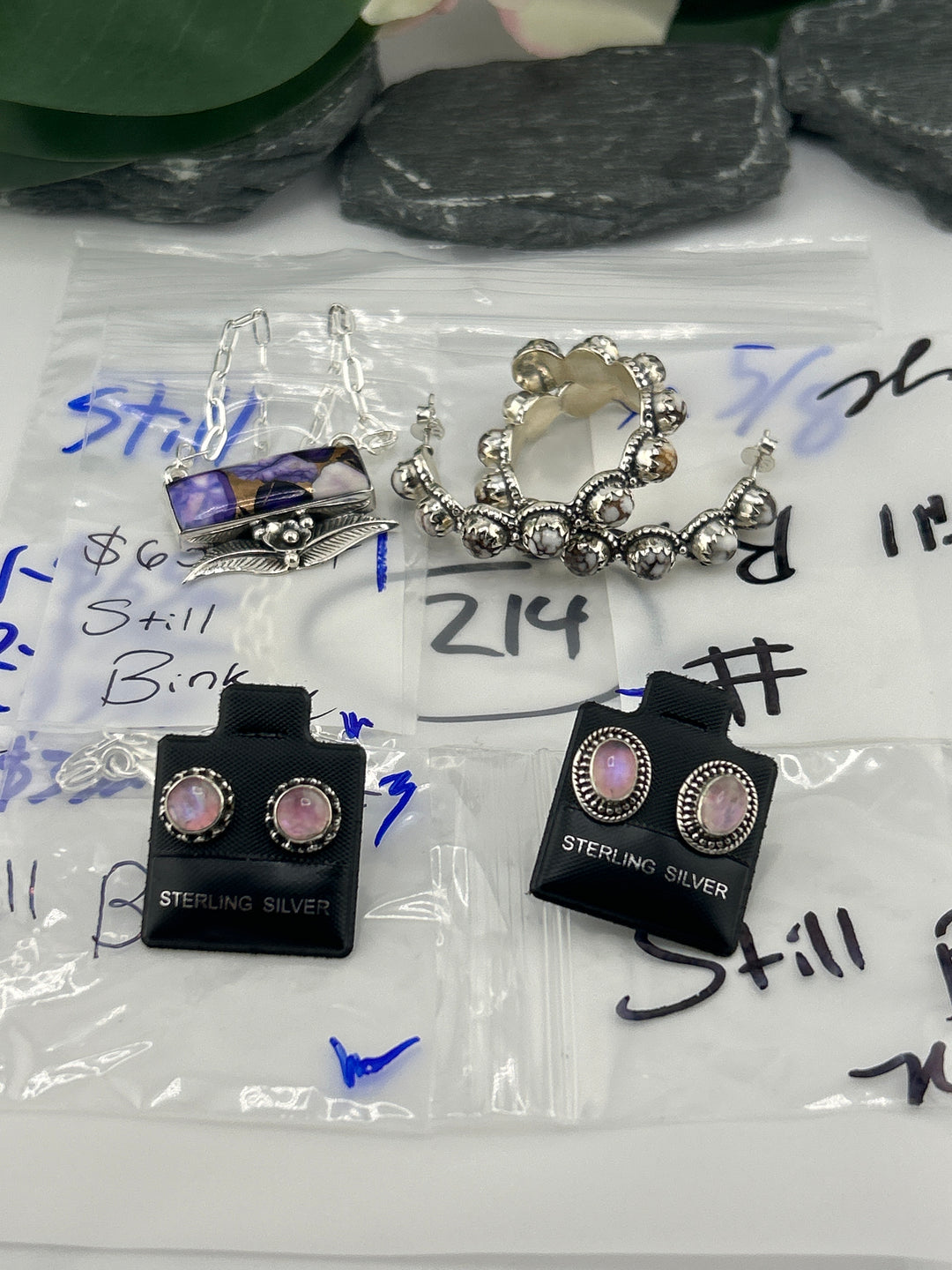 RESERVED FOR: Still Bink - 5/8/2025 tiktok Live Show - 4 Sterling Silver Items