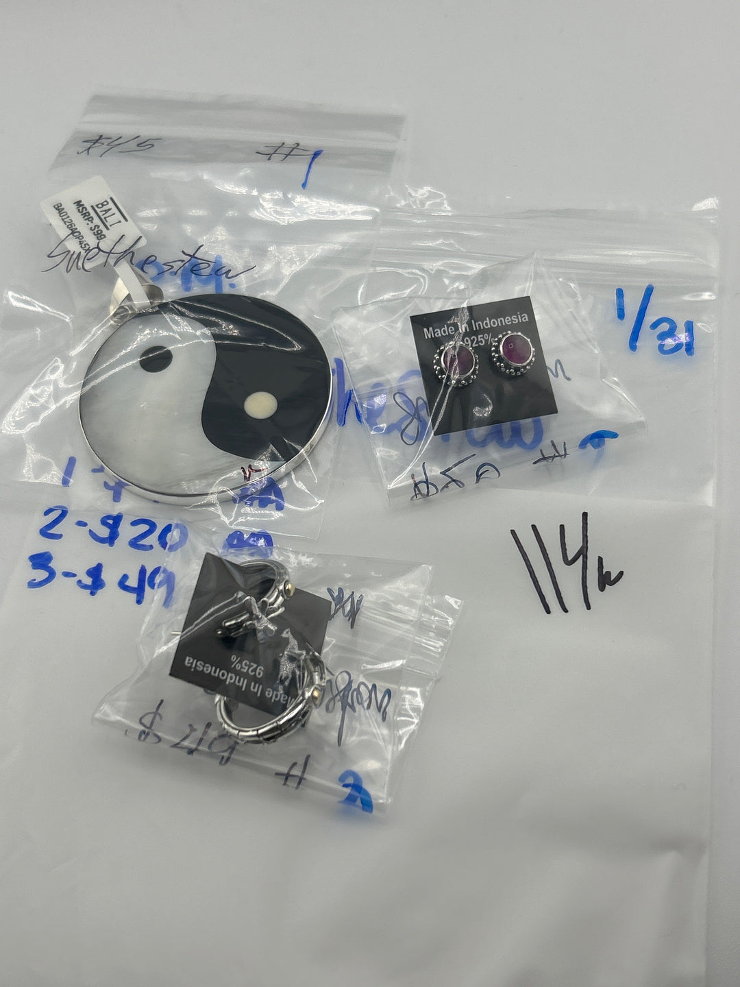 Suethestew -1/31/26 - 3 925 Sterling Silver Items