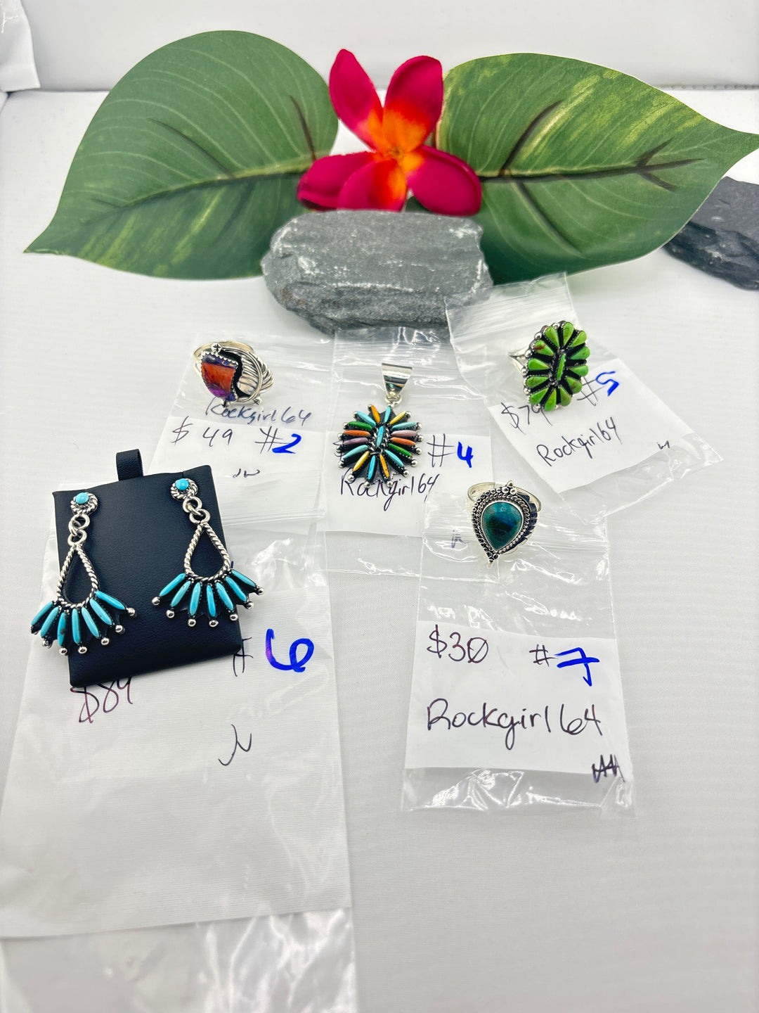 RESERVED FOR: Rockgirl64  - 4/5/2025 tiktok Live Show -5  Sterling Silver Items