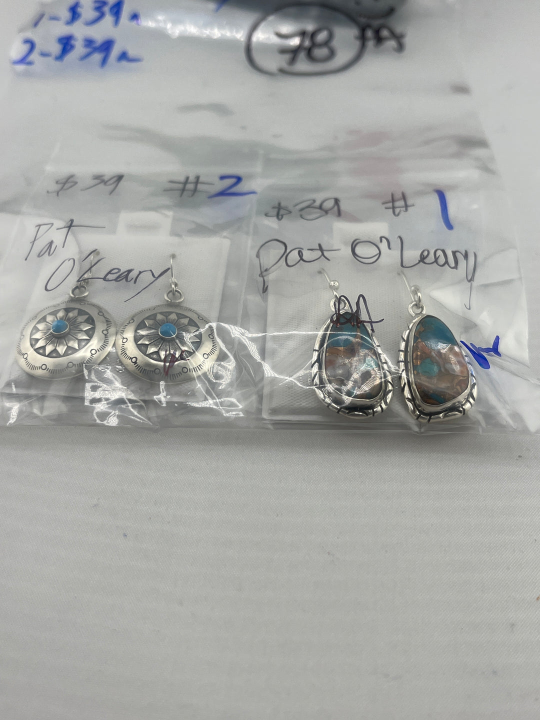 PM SHOW 48HR - RESERVED FOR:  Pat O’Leary- 7/22/2025 FL tiktok Live Show - 2 Sterling Silver Items