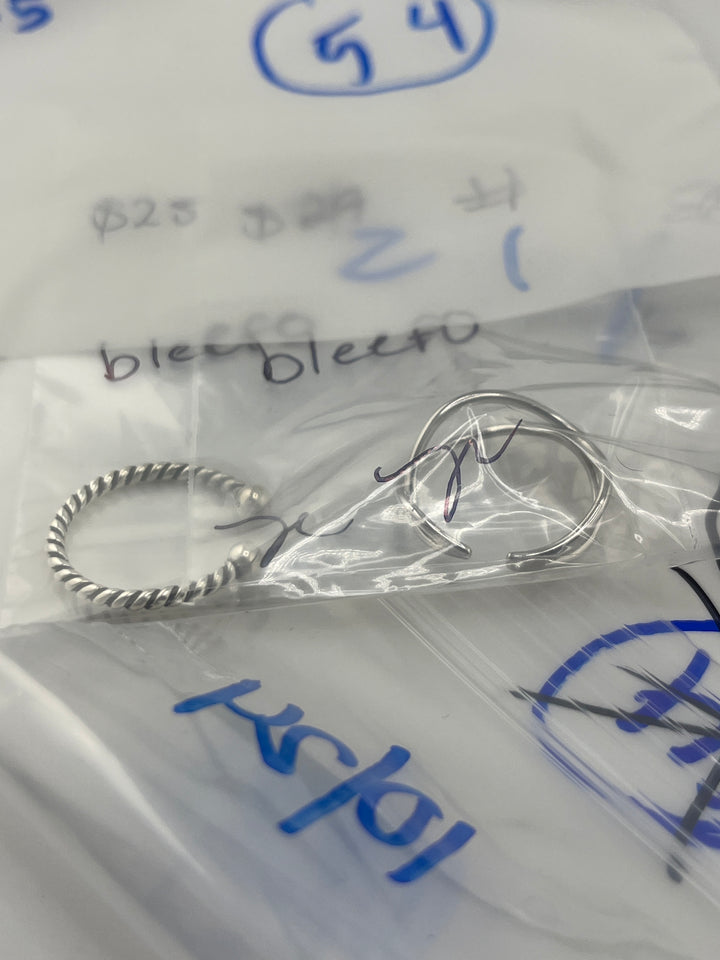 PM SHOW 48HR - RESERVED FOR: bleefo - 10/23/2025 FL tiktok Live Show - 2  Sterling Silver Items