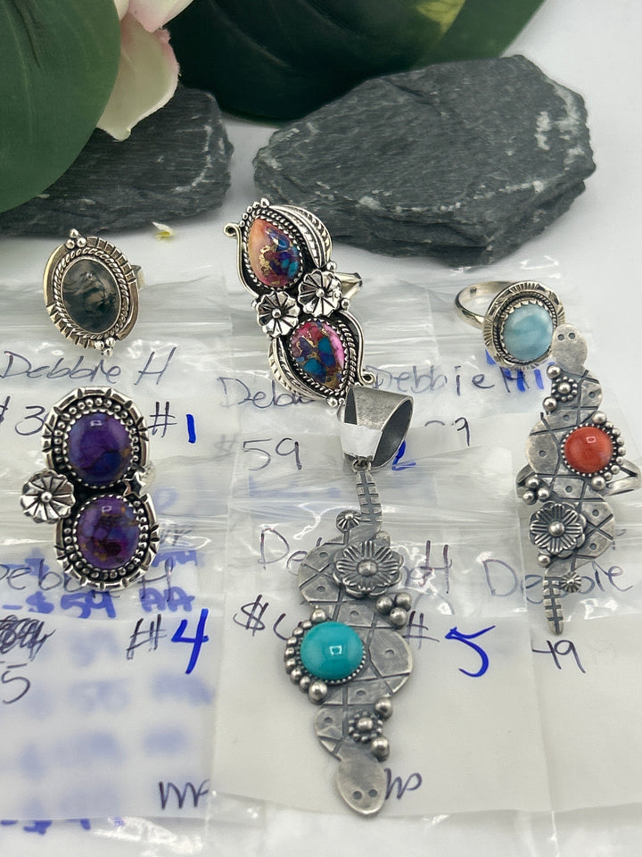 RESERVED FOR: DebbieH- 4/16/2025 tiktok Live Show - 6 Sterling Silver Items