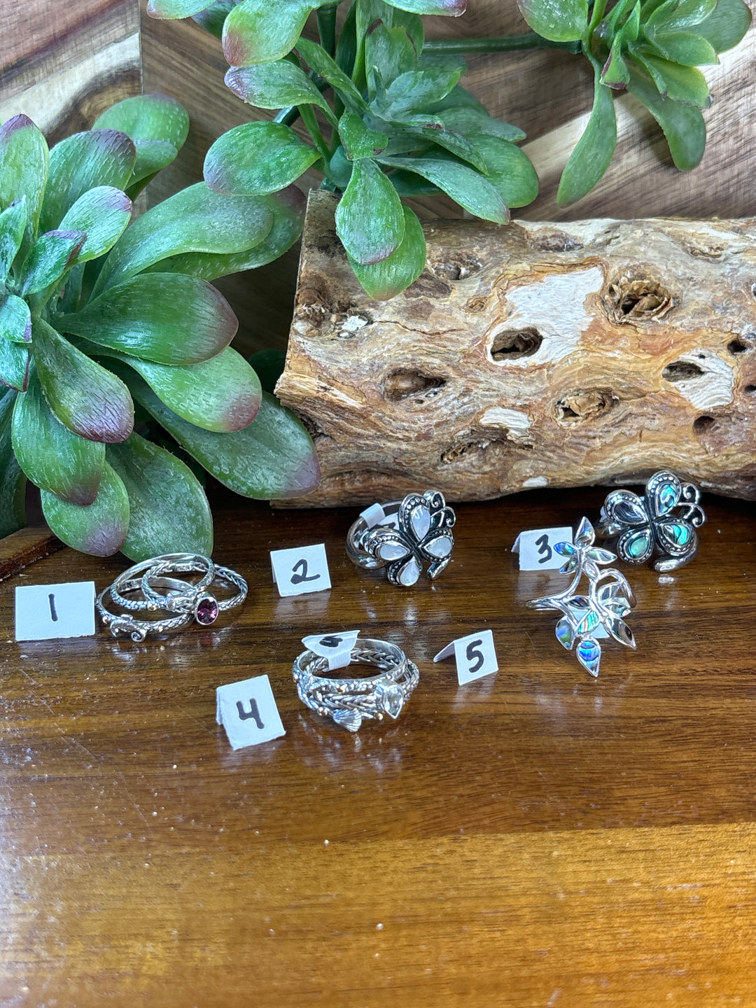RESERVED FOR: Amber Elder83 8/2/24- 5 Sterling Silver Items