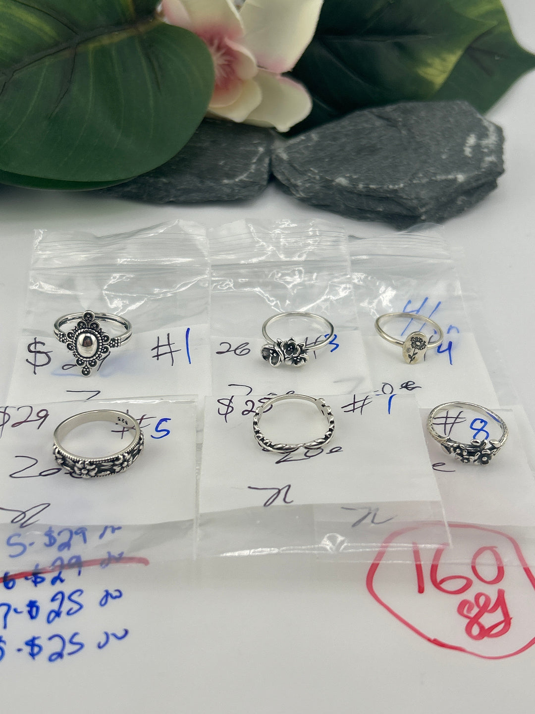 RESERVED FOR: Zoe - 4/10/2025 tiktok Live Show - 6 Sterling Silver Items