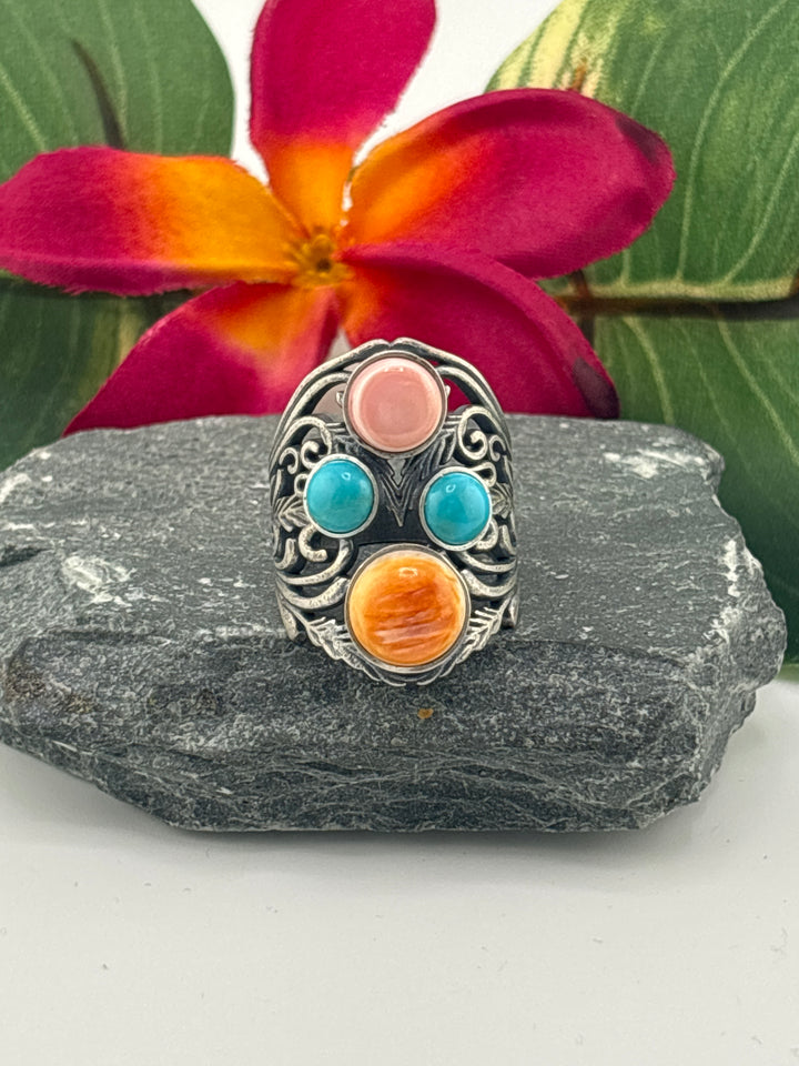 Cluster Shield Ring Size 8