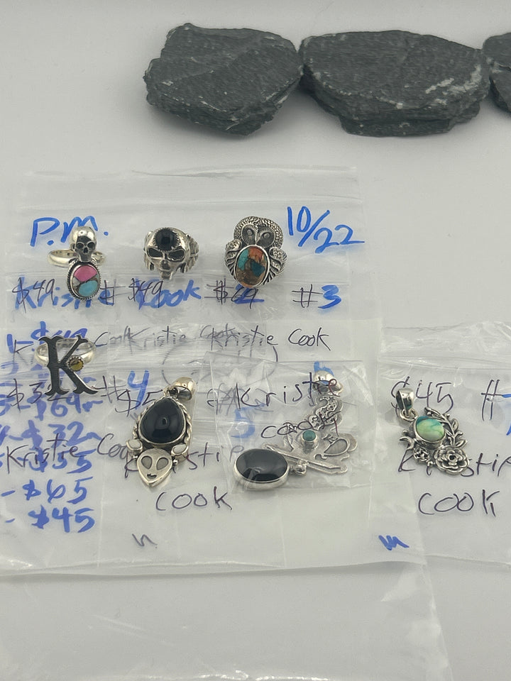 PM SHOW 48HR - RESERVED FOR: Kristie Cook - 10/22/2025 FL tiktok Live Show - 7 Sterling Silver Items