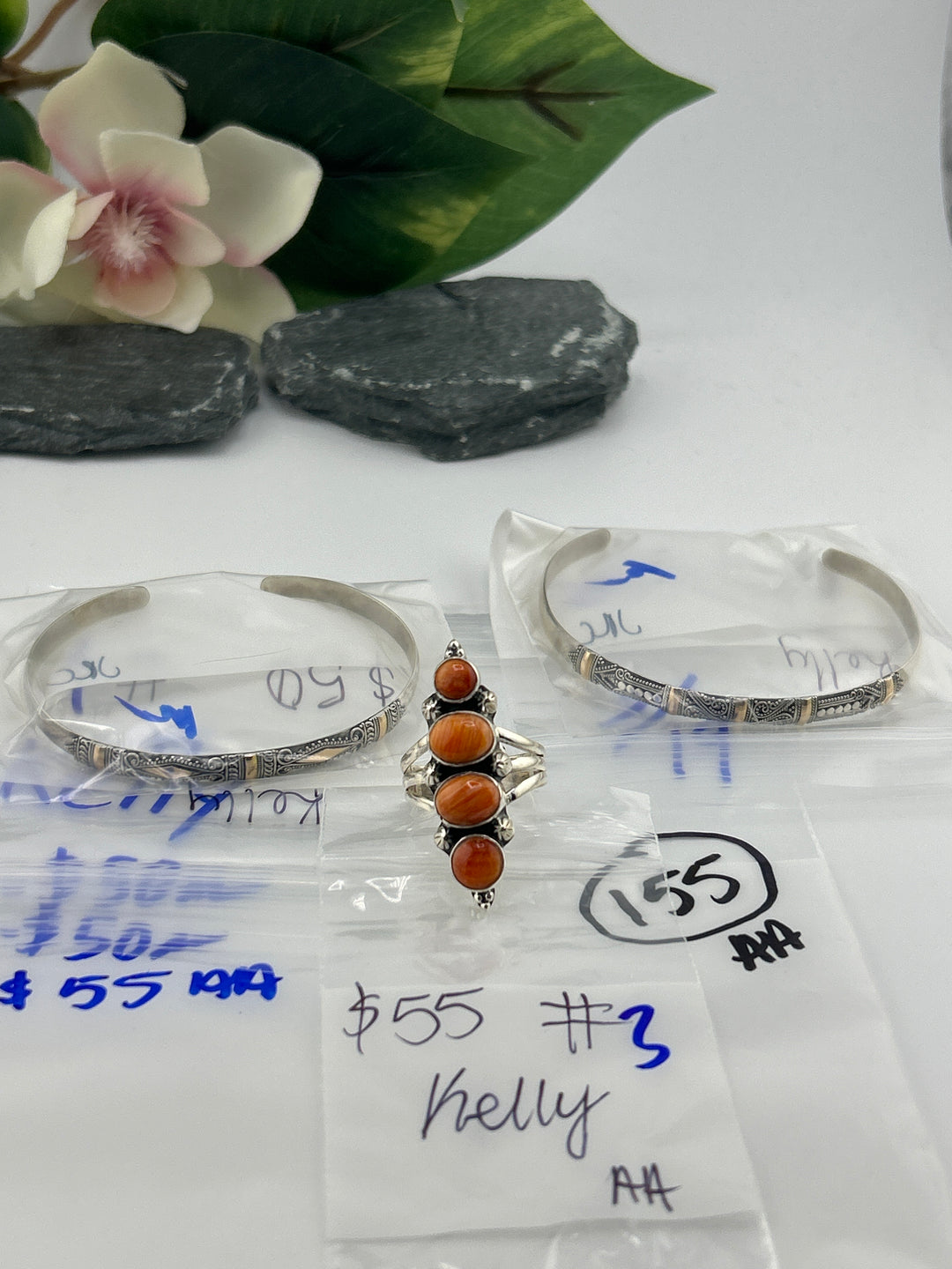 RESERVED FOR: Kelly - 3/19/2025 Live Show - 3 Sterling Silver Items