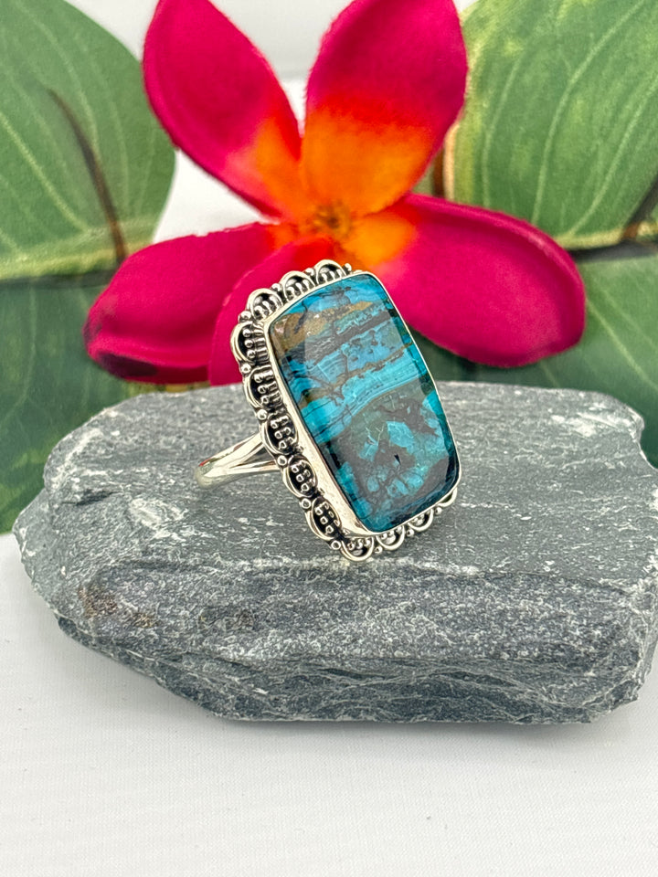 Opalized Wood Ring Size 11.25