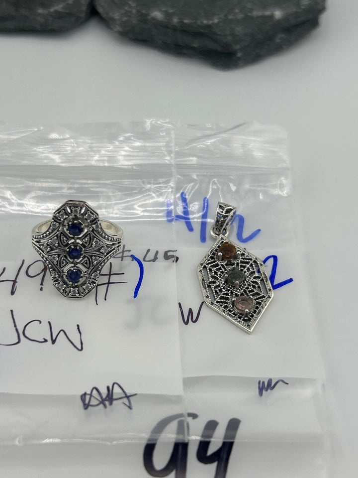 RESERVED FOR: JCW- 4/12/2025 tiktok Live Show - 2 Sterling Silver Items