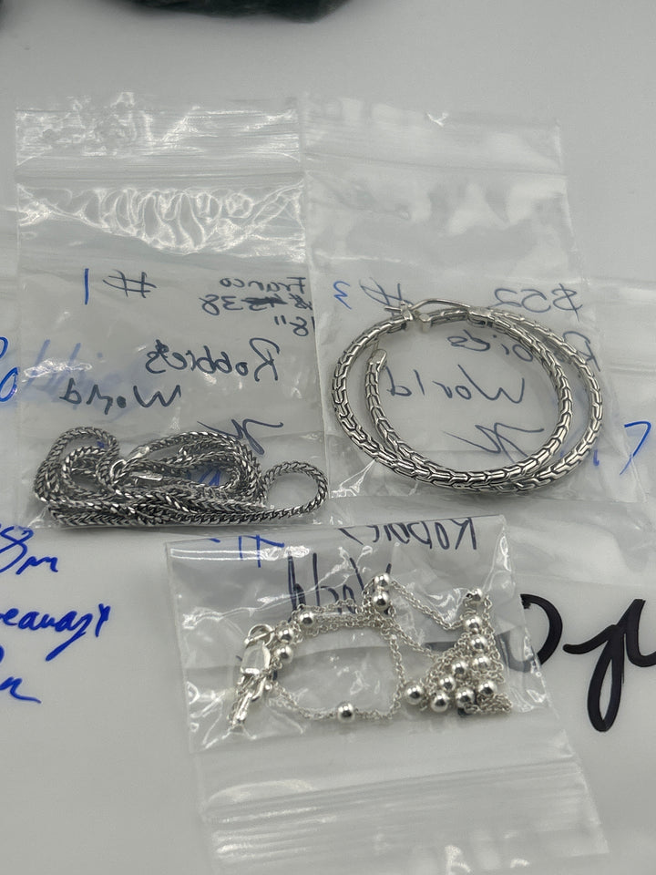 RESERVED FOR: Robbie's World - 4/17/2025 tiktok Live Show - 3 Sterling Silver Items