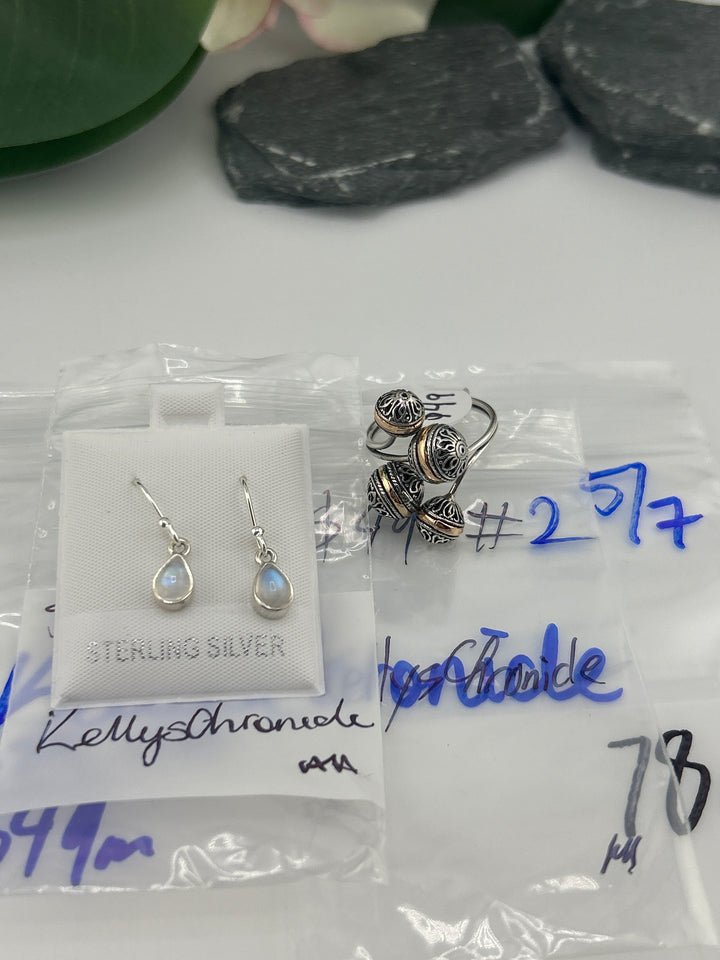 RESERVED FOR: KellysChronicle - 5/7/2025 tiktok Live Show - 2 Sterling Silver Items
