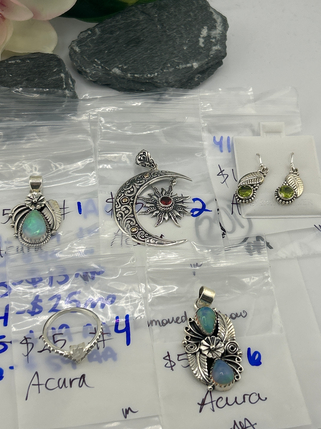 RESERVED FOR: Acura- 4/2/2025 Tiktok Live Show - 5 Sterling Silver Items