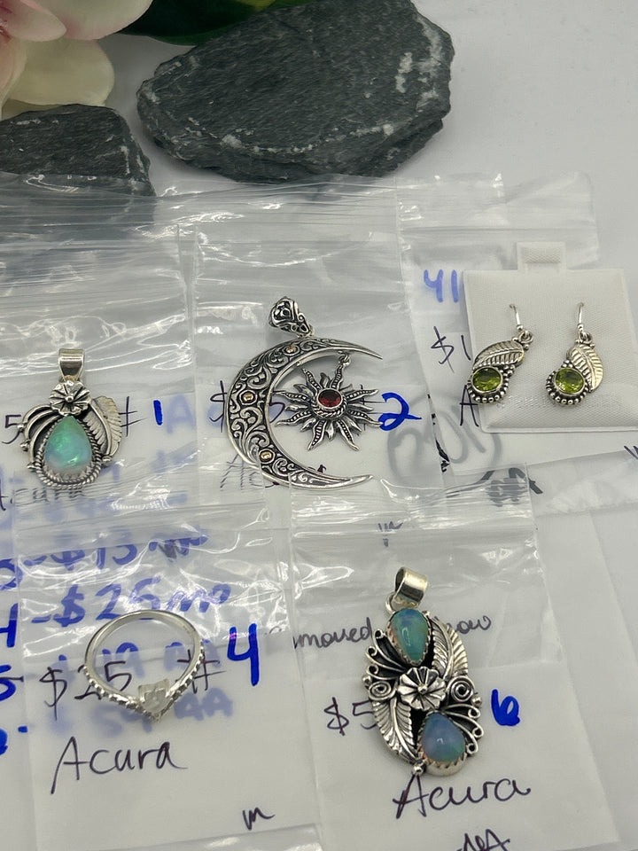 RESERVED FOR: Acura- 4/2/2025 Tiktok Live Show - 5 Sterling Silver Items