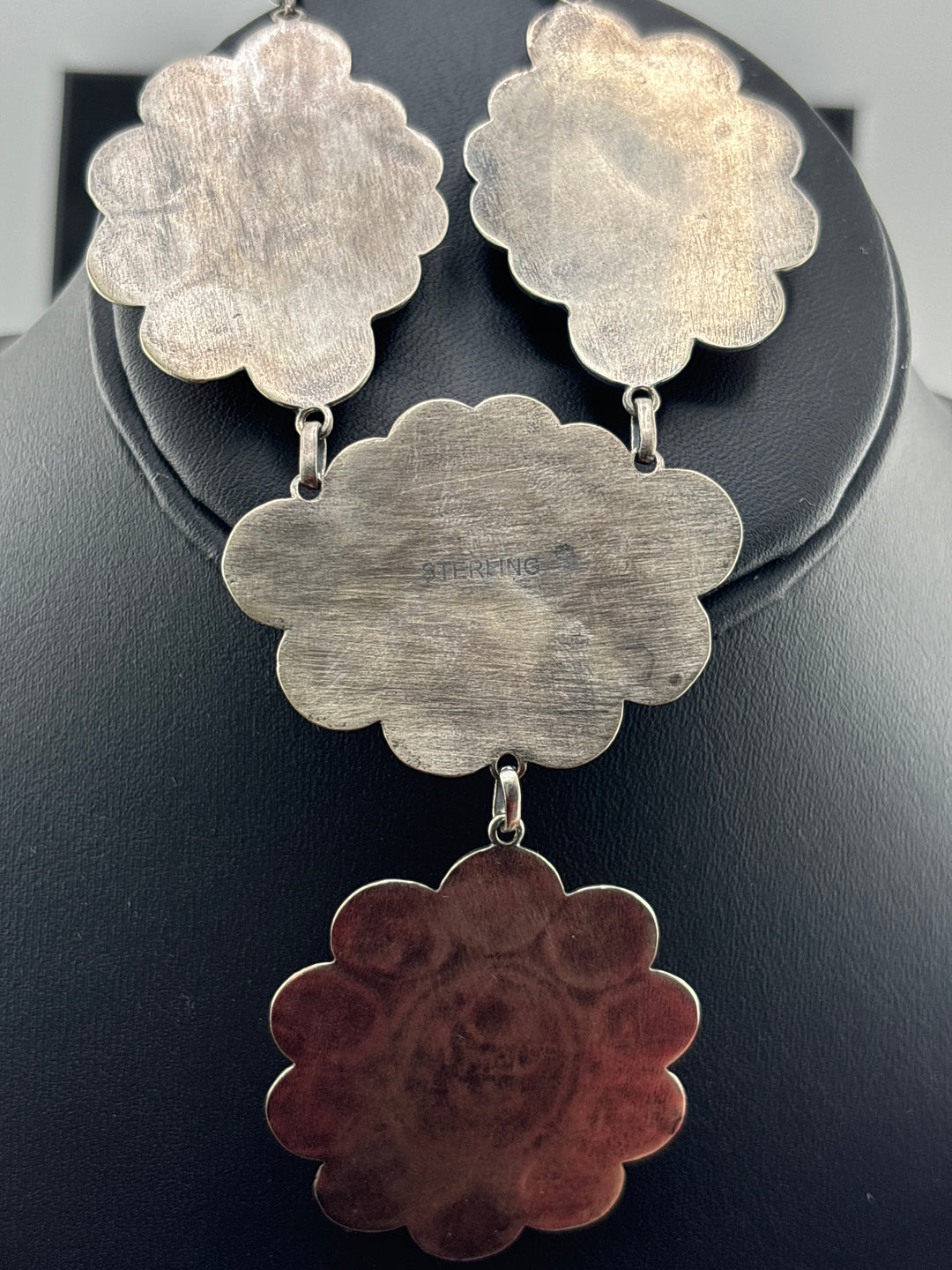 Queen Conch and Orange Spiny Oyster Southwest Statement Necklace