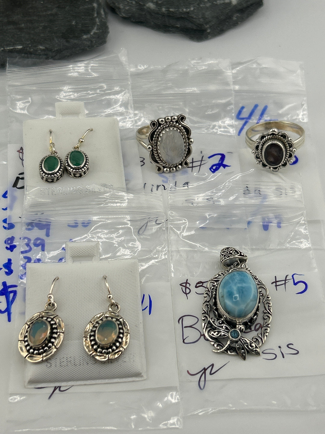 RESERVED FOR: Belinda Sis- 4/3/2025 Tiktok Live Show - 5 Sterling Silver Items