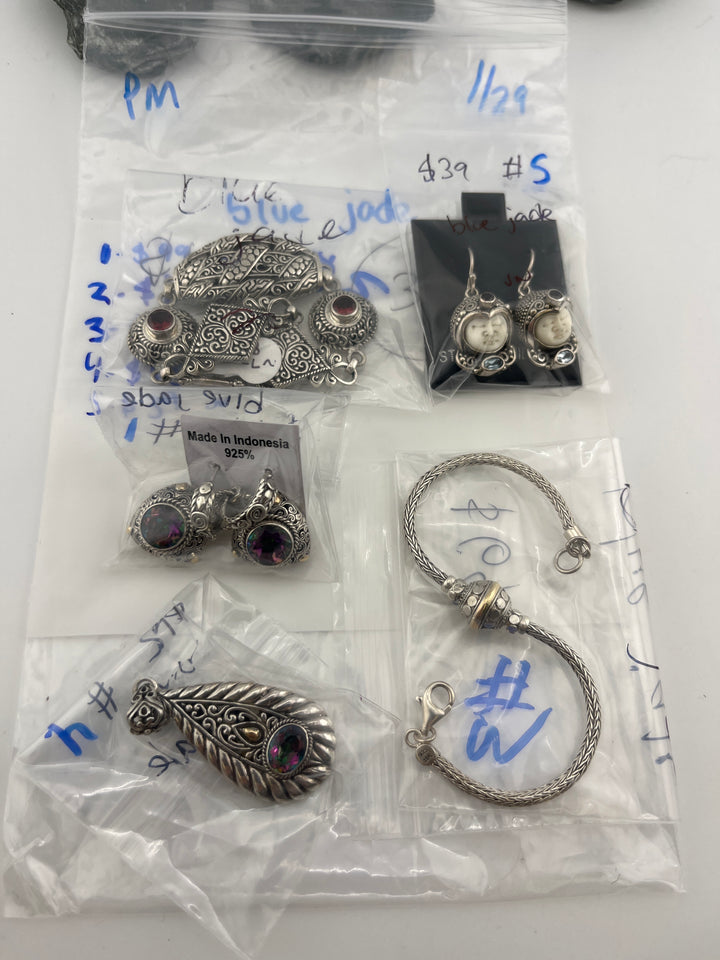 blue jade - 1/29/26 - 5 925 Sterling Silver Items