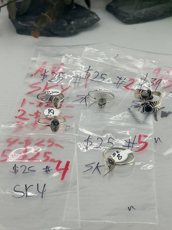 AM SHOW 48HR - RESERVED FOR: SKY - 9/5/2025 FL tiktok Live Show - 5 Sterling Silver Items