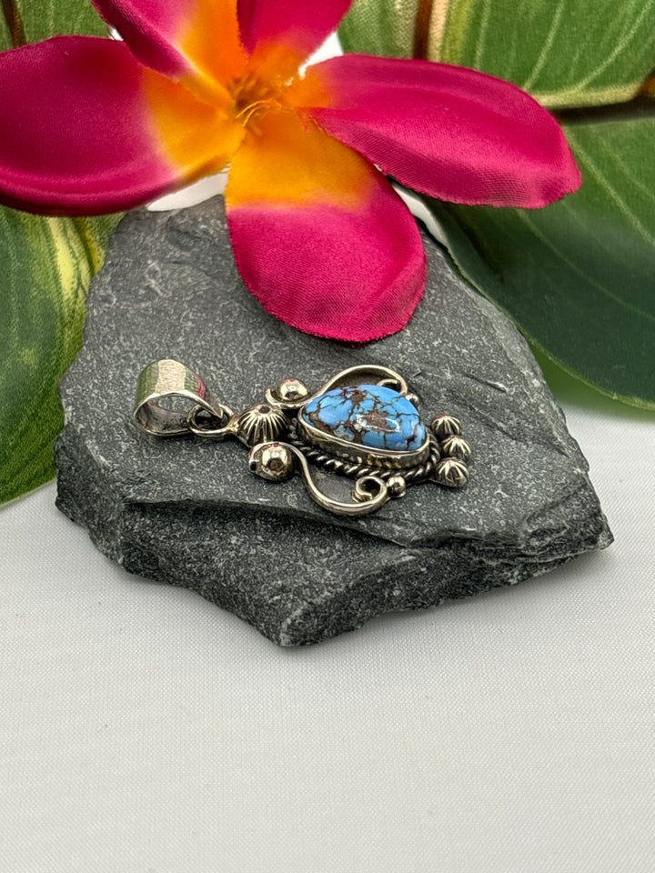 Golden Hills Turquoise Pendant