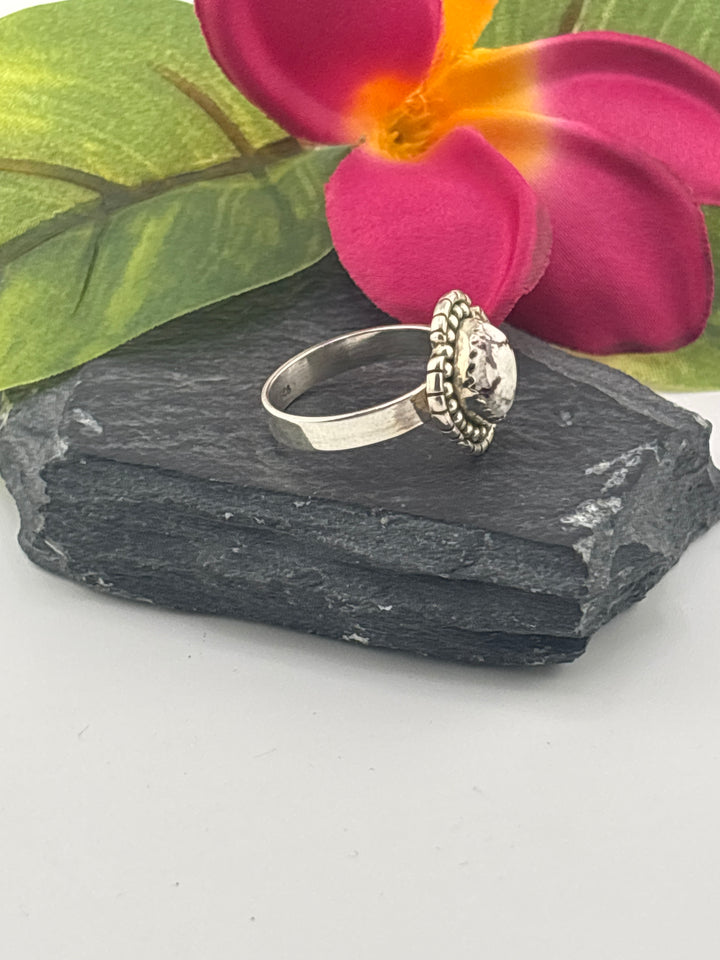 Wild horse jasper and 925 Sterling Silver Ring