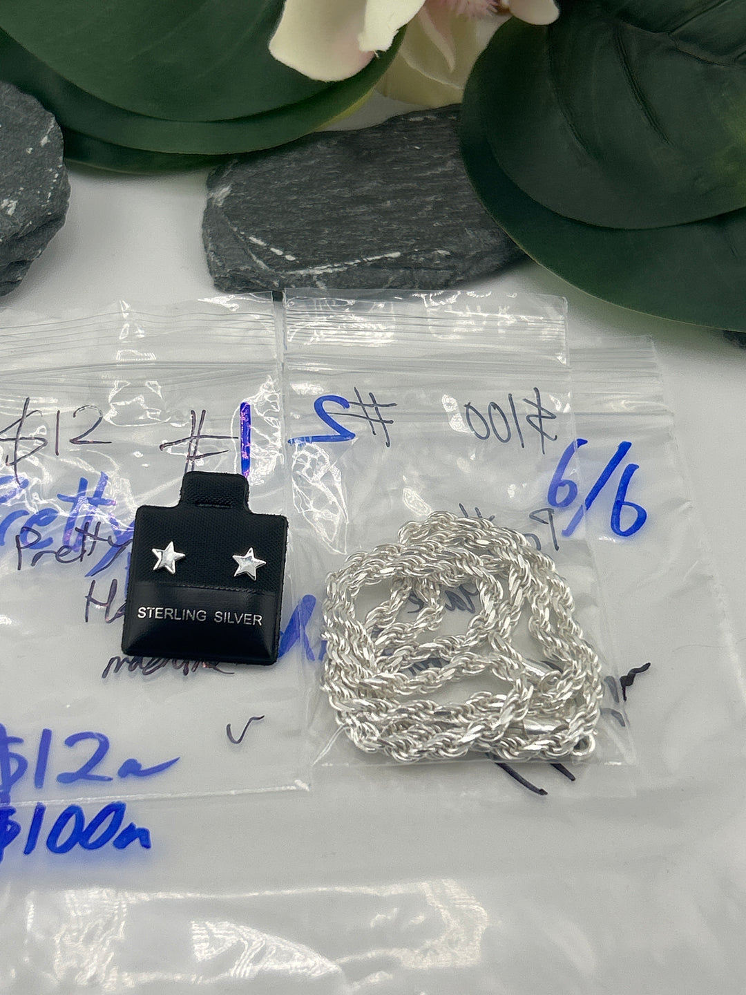 RESERVED FOR: Pretty Hate machine - 6/6/2025 tiktok Reservation Live Show - 2 Sterling Silver Items