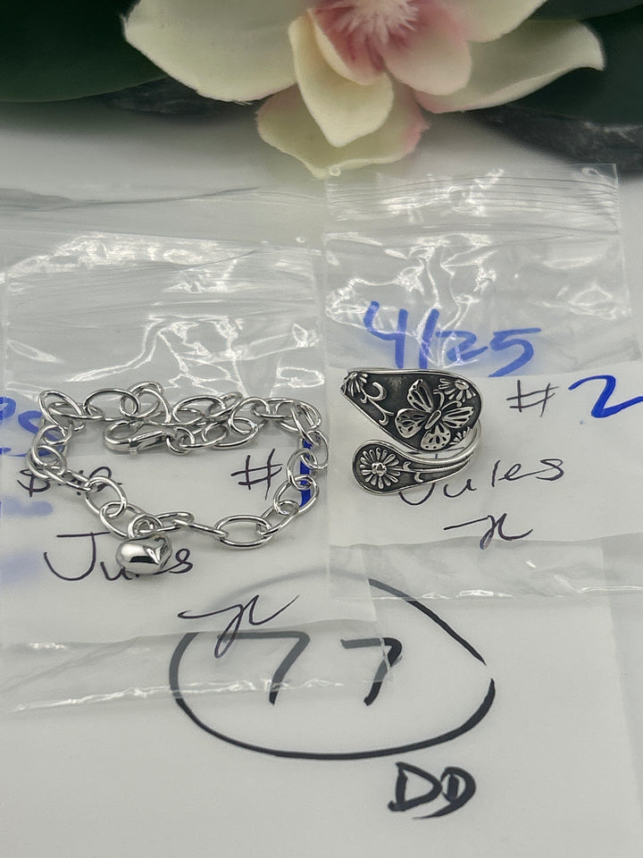 RESERVED FOR: Jules - 4/25/2025 tiktok Live Show - 2 Sterling Silver Items