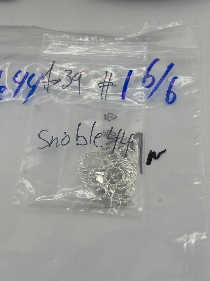 RESERVED FOR: Snoble44 - 6/6/2025 tiktok Reservation Live Show - 1 Sterling Silver Items
